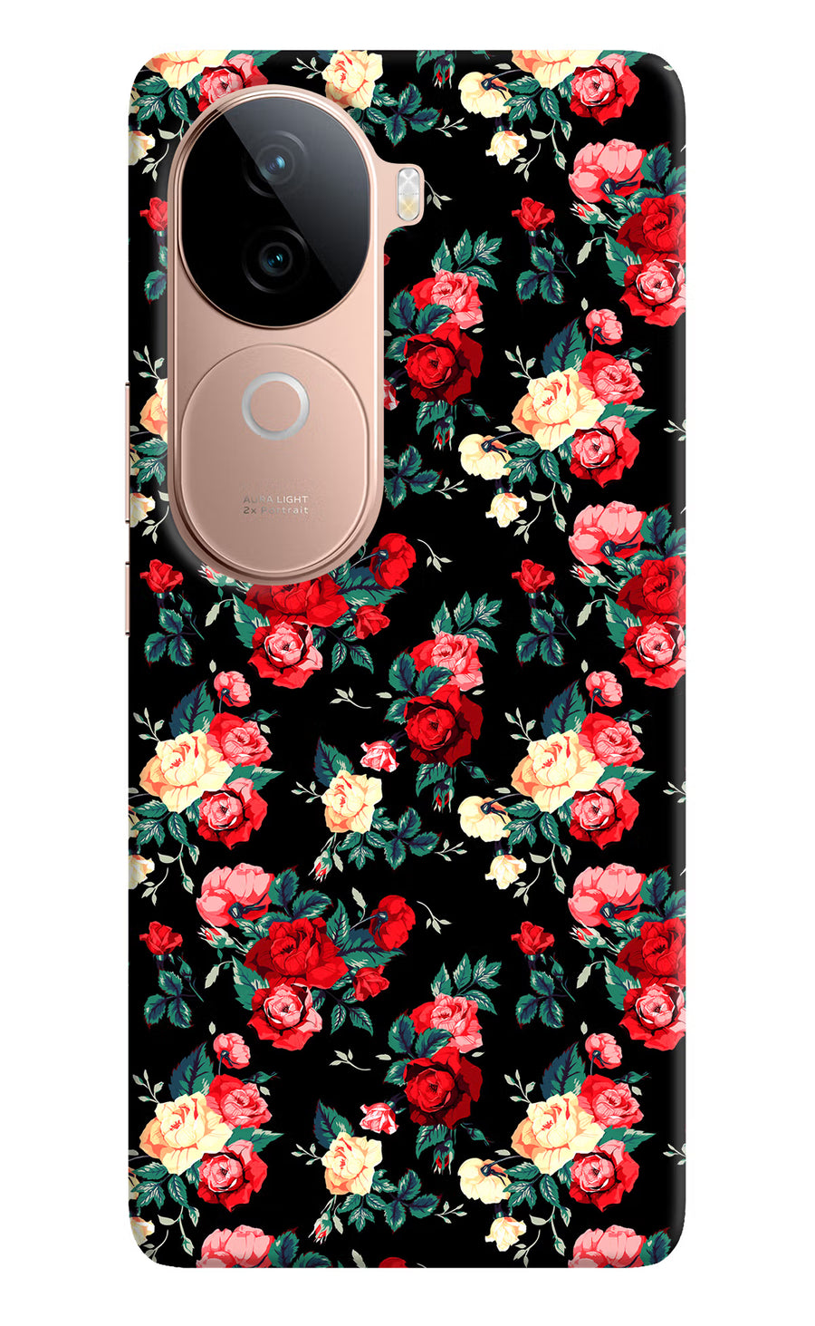 Rose Pattern IQOO Z9s 5G Back Cover, Hard case
