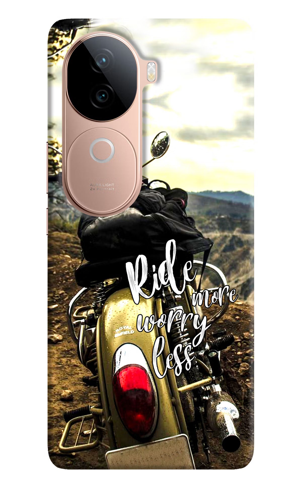 Ride More Worry Less IQOO Z9s 5G Hard Case Back Cover by Casekaro