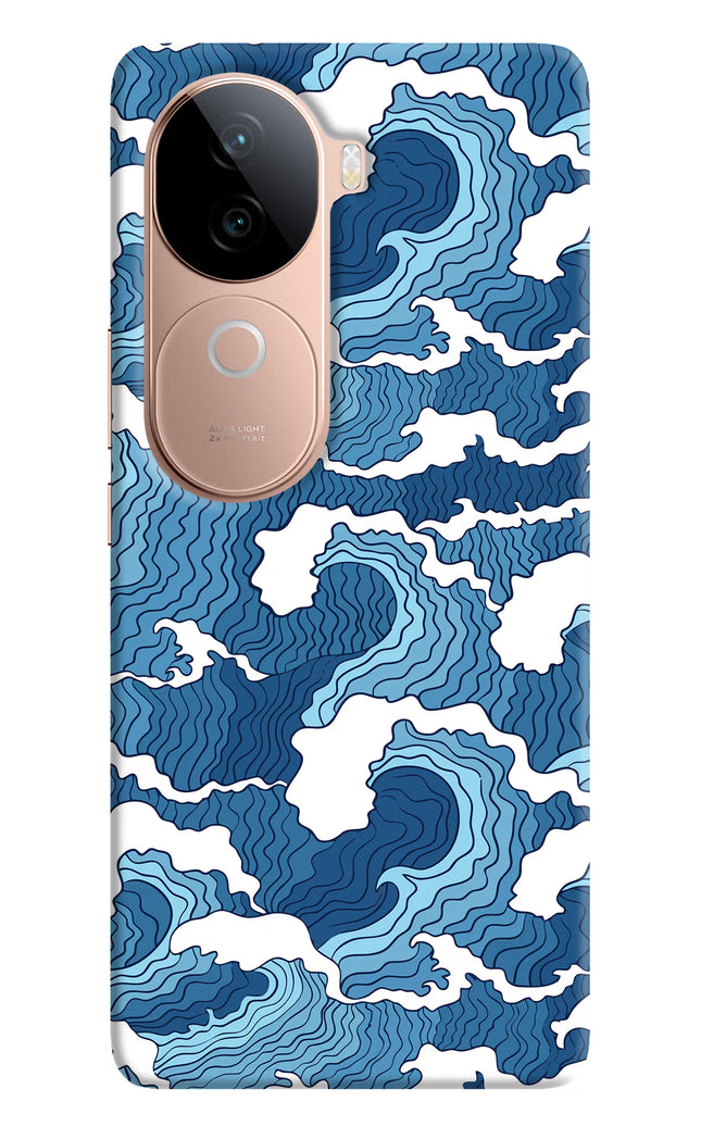 Blue Waves IQOO Z9s 5G Hard Case Back Cover by Casekaro