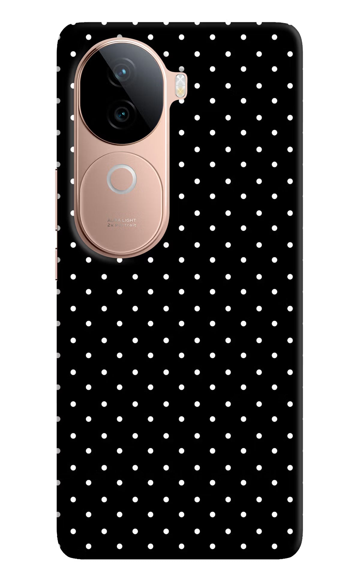 White Dots IQOO Z9s 5G Hard Case Back Cover by Casekaro