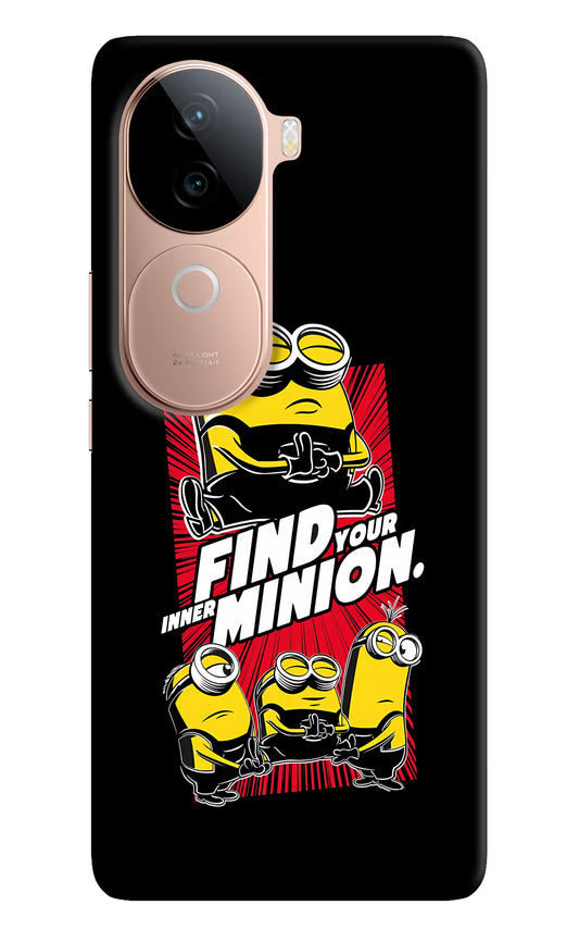 Find your inner Minion IQOO Z9s 5G Hard Case Back Cover by Casekaro