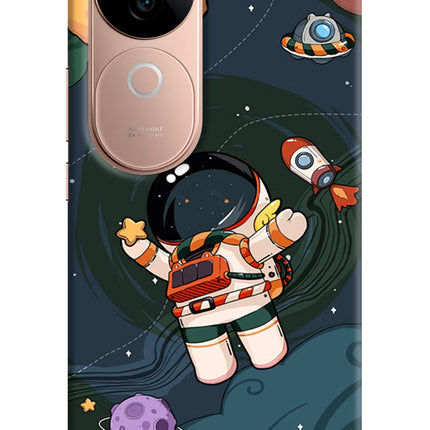 Cartoon Astronaut IQOO Z9s 5G Hard Case Back Cover by Casekaro