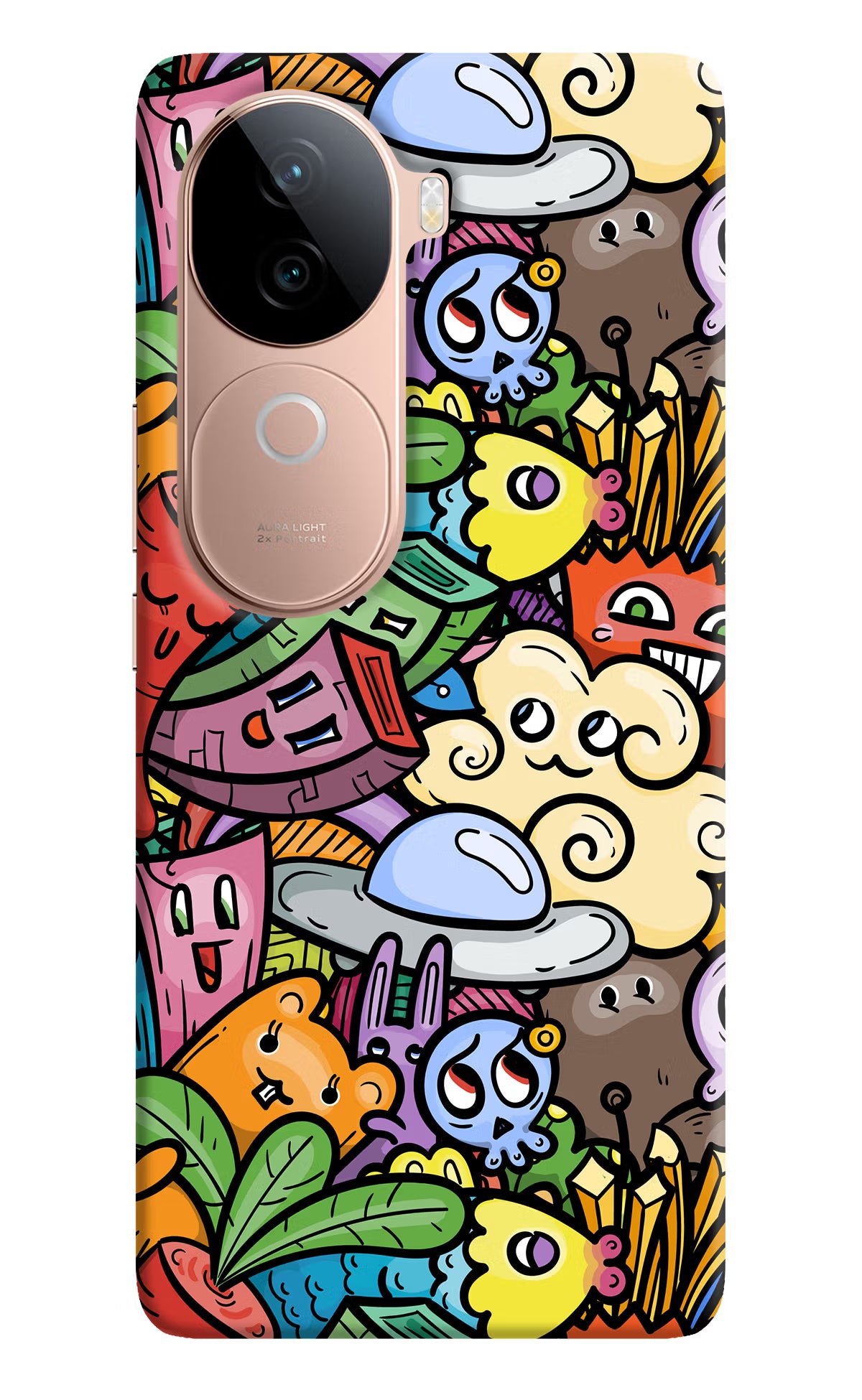 Veggie Doodle IQOO Z9s 5G Hard Case Back Cover by Casekaro