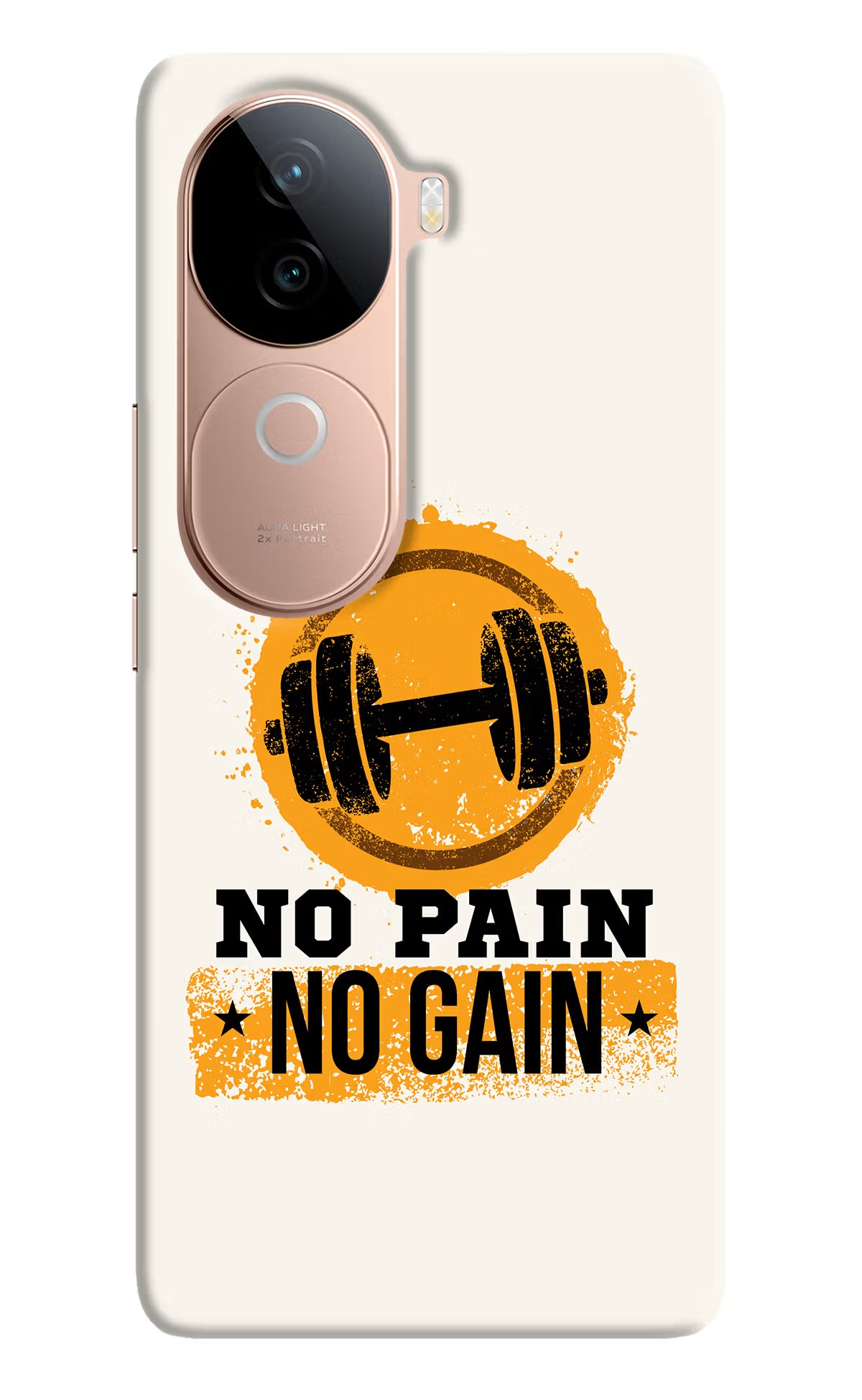 No Pain No Gain IQOO Z9s 5G Hard Case Back Cover by Casekaro