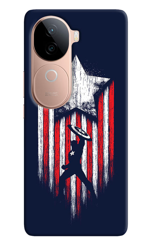 Captain America Marvel Art IQOO Z9s 5G Hard Case Back Cover by Casekaro