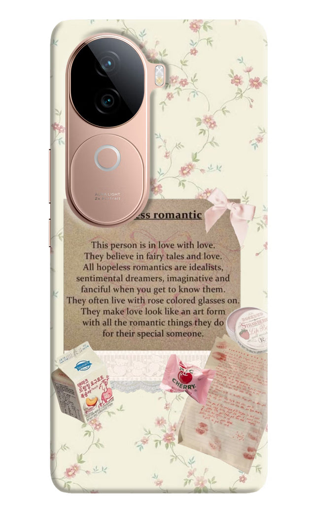 Hopeless Romantic IQOO Z9s 5G Hard Case Back Cover by Casekaro