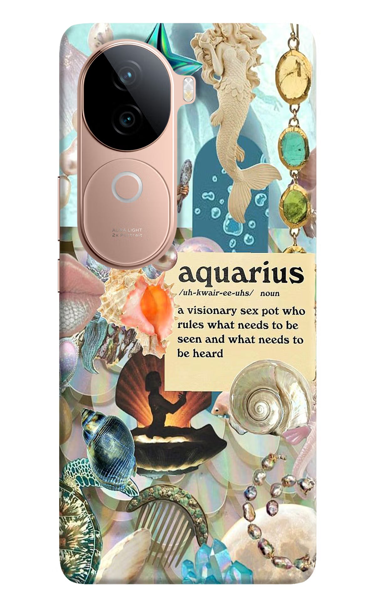 Aquarius Zodiac IQOO Z9s 5G Hard Case Back Cover by Casekaro