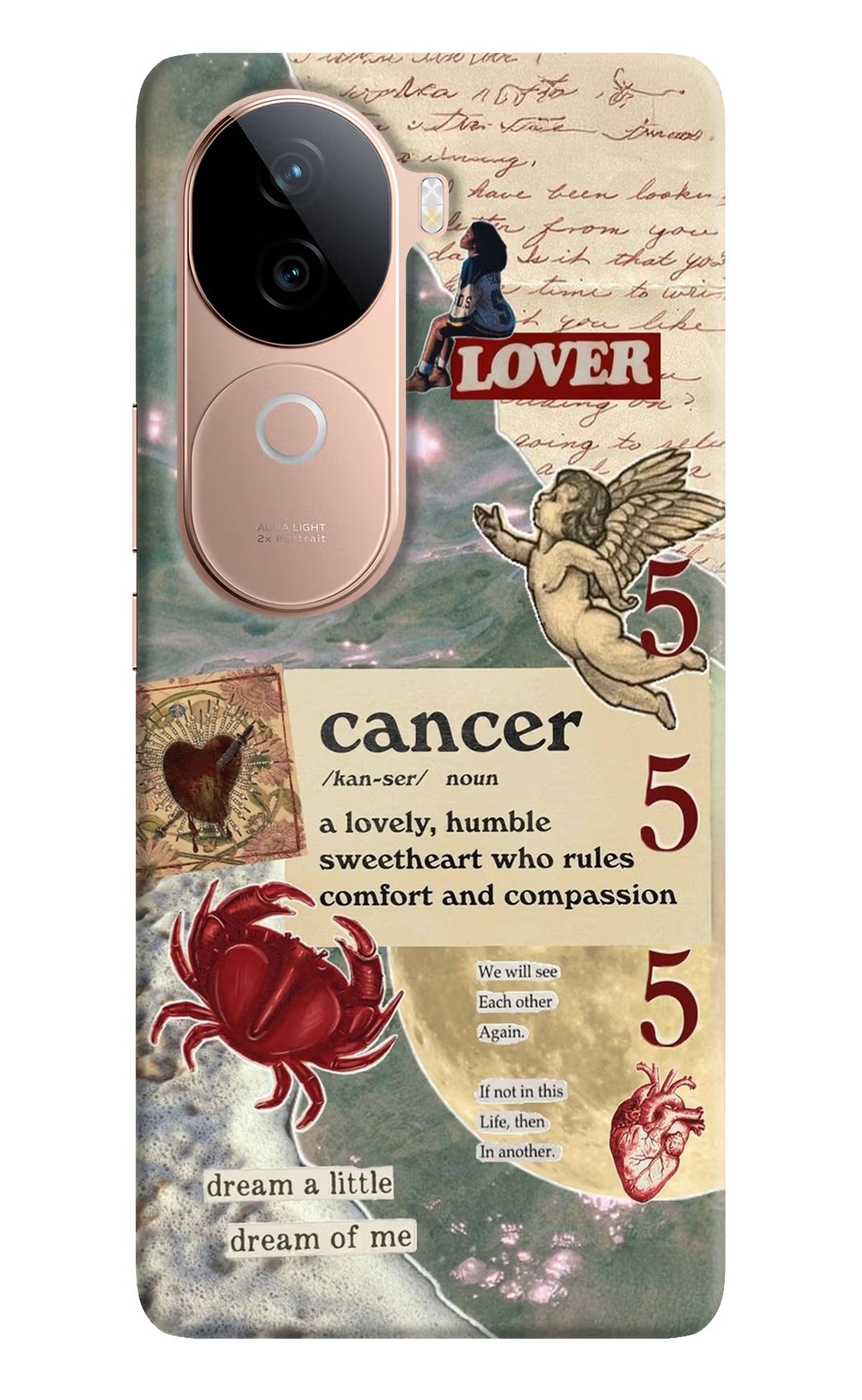 Cancer Zodiac IQOO Z9s 5G Hard Case Back Cover by Casekaro