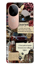 Taurus Zodiac IQOO Z9s 5G Hard Case Back Cover by Casekaro