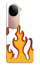 Fired Up – White IQOO Z9s 5G Hard Case Back Cover by Casekaro