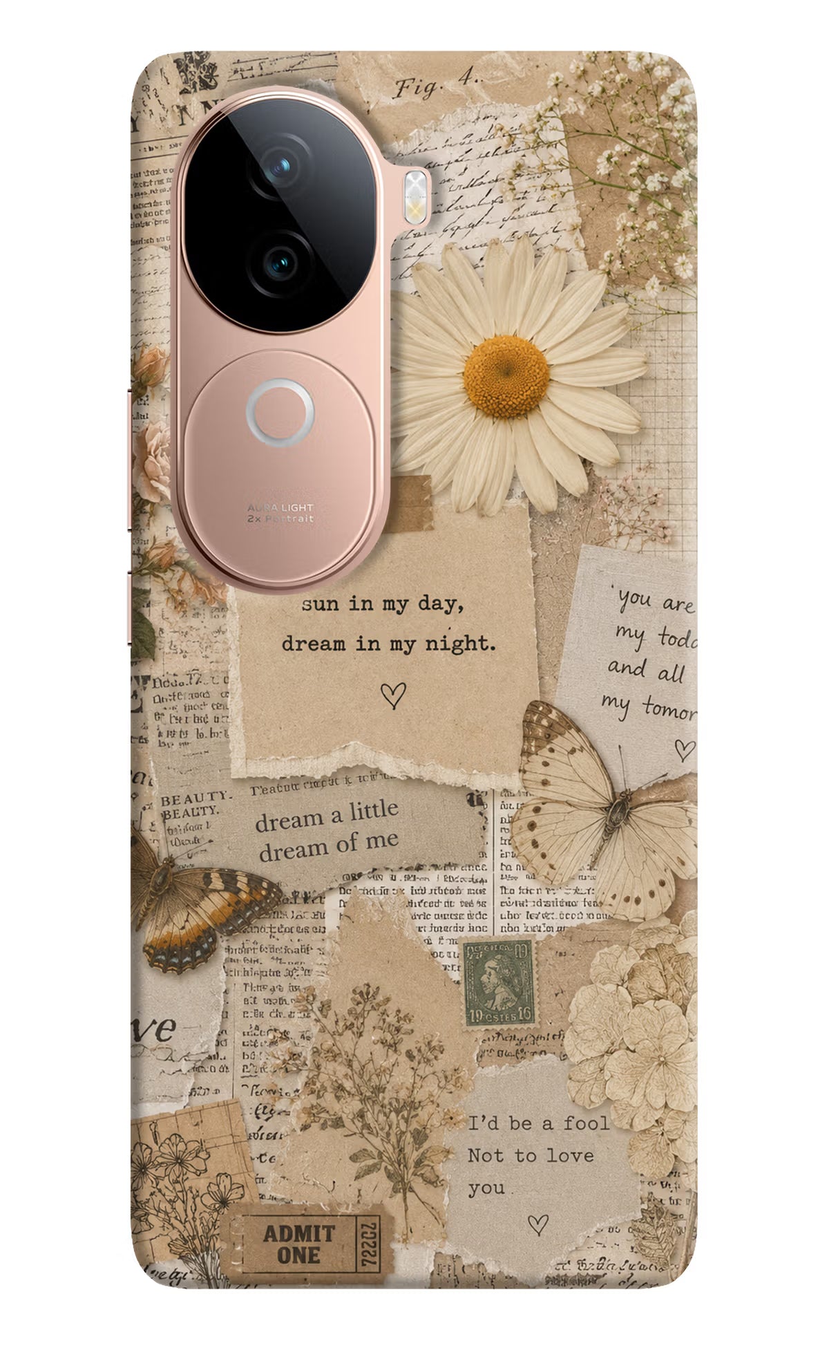 Vintage case IQOO Z9s 5G Back Cover