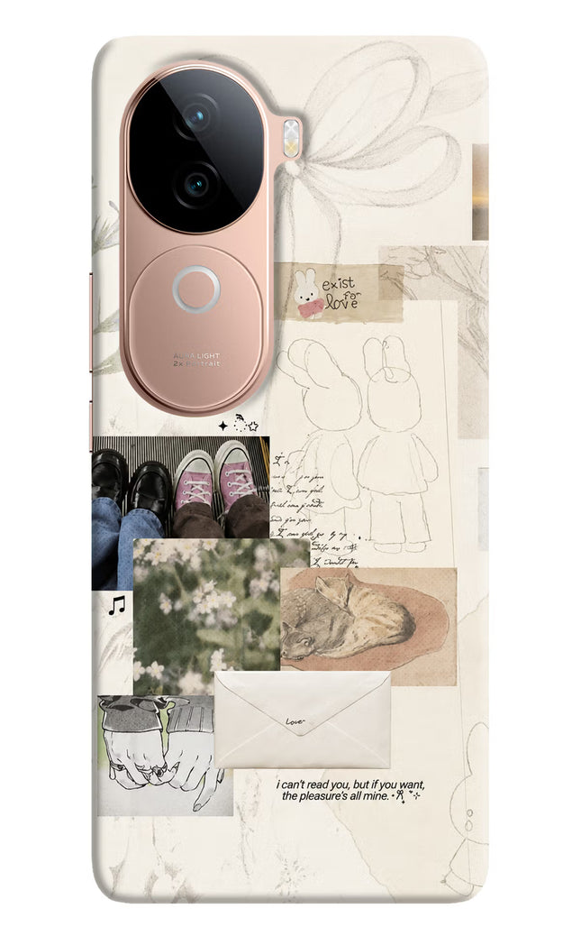 Soft Aesthetic IQOO Z9s 5G Hard Case Back Cover by Casekaro