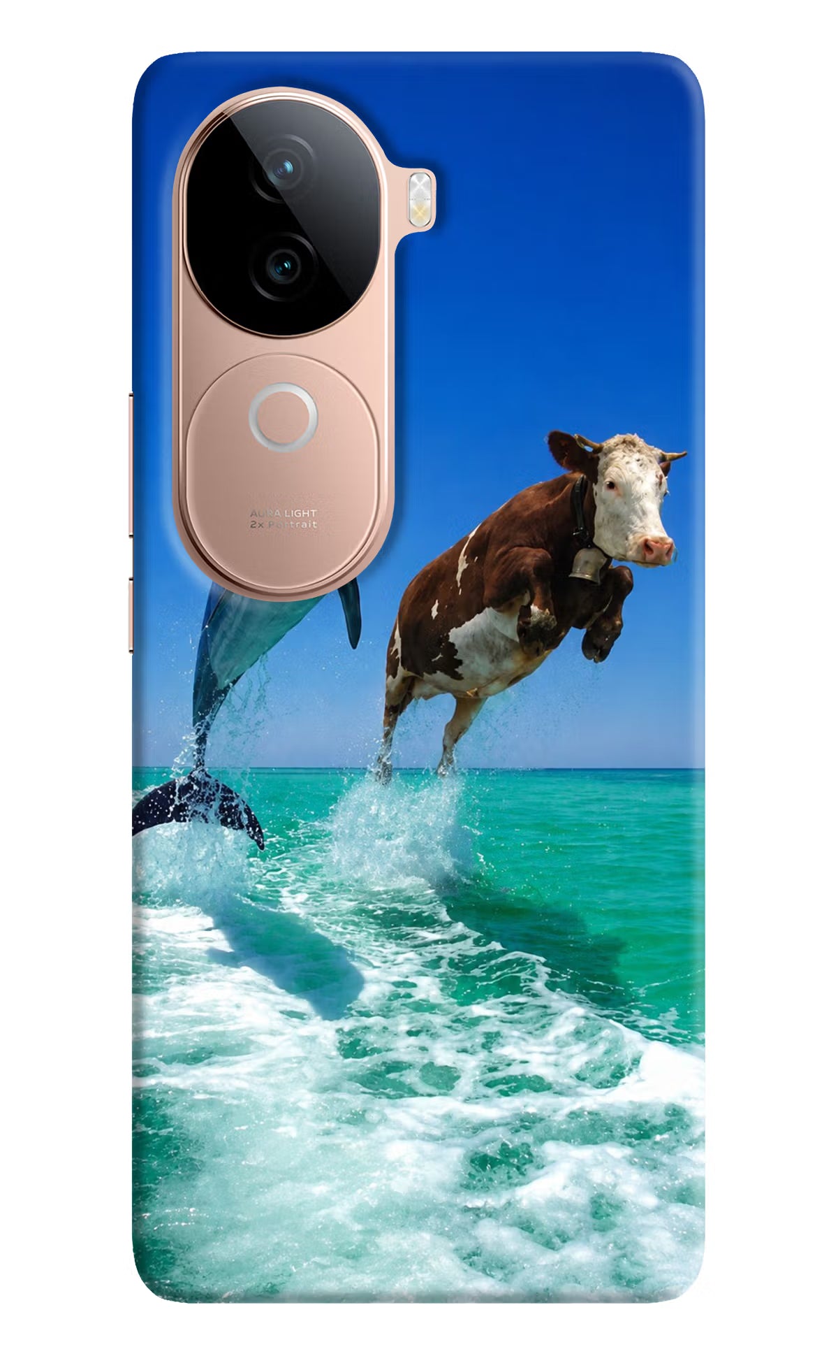 Dolphin vs Cow IQOO Z9s 5G Back Cover