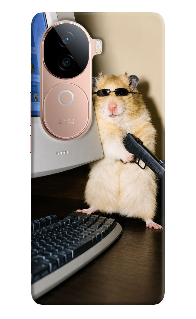 Hacker Hamster IQOO Z9s 5G Hard Case Back Cover by Casekaro