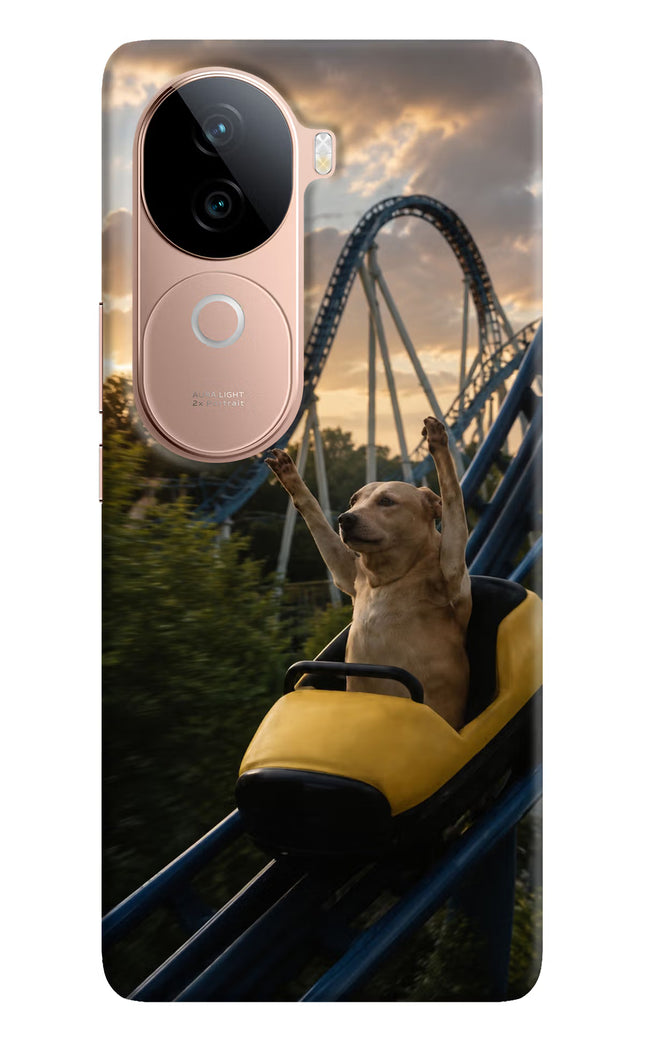Rollercoaster Dog IQOO Z9s 5G Hard Case Back Cover by Casekaro