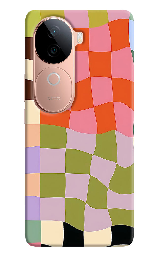 Wavy Grid IQOO Z9s 5G Hard Case Back Cover by Casekaro