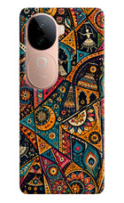 Folk Print IQOO Z9s 5G Hard Case Back Cover by Casekaro