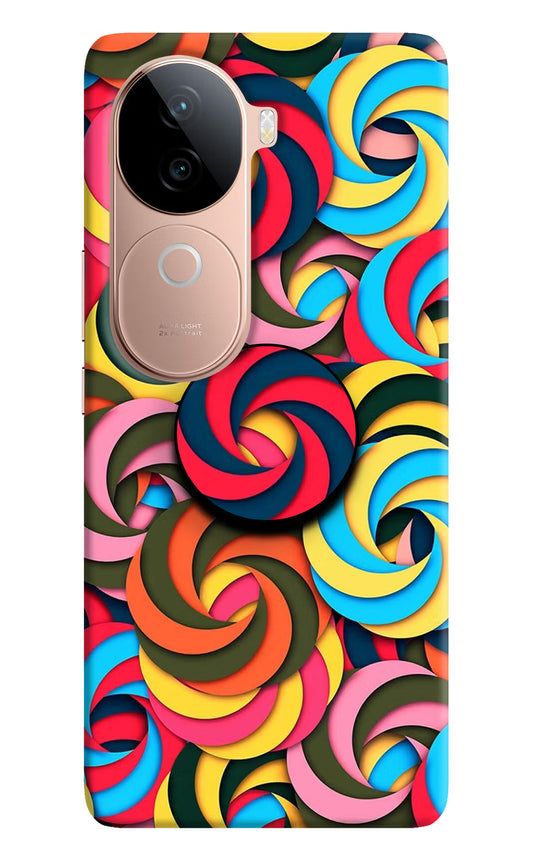 Spiral Pattern IQOO Z9s 5G Pop Case by Casekaro