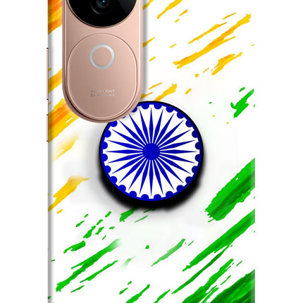 Indian Flag Ashoka Chakra IQOO Z9s 5G Pop Case by Casekaro