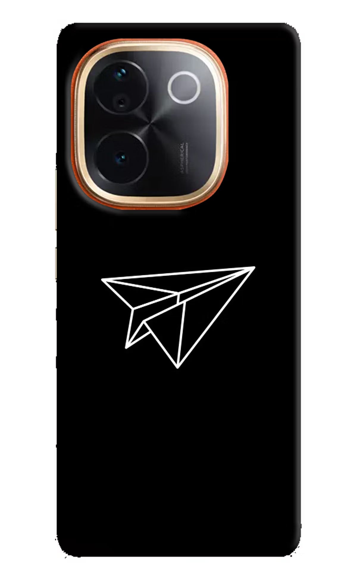 Paper Plane White IQOO Z9S Pro 5G Hard Case Back Cover by Casekaro