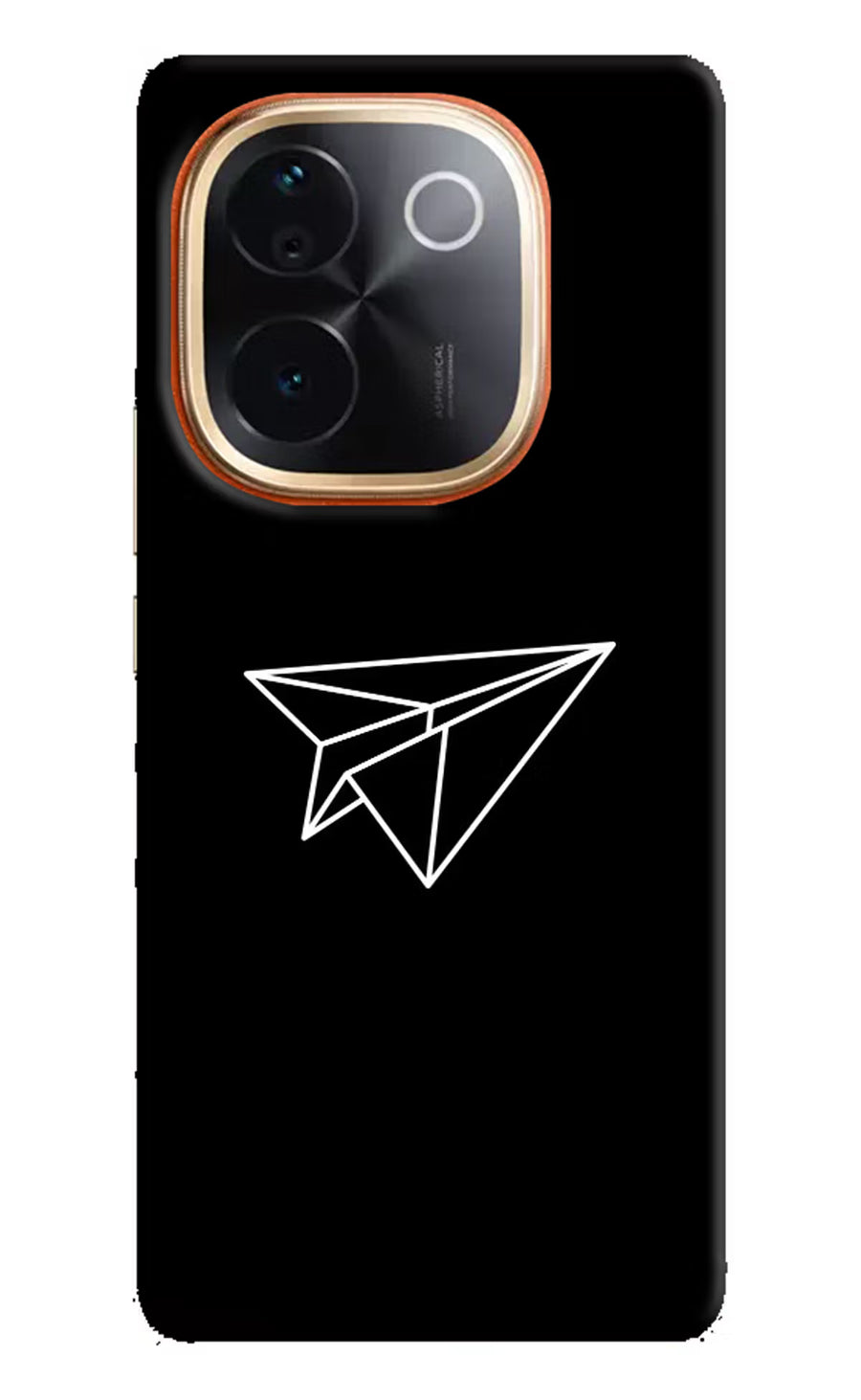 Paper Plane White IQOO Z9S Pro 5G Back Cover, Hard case
