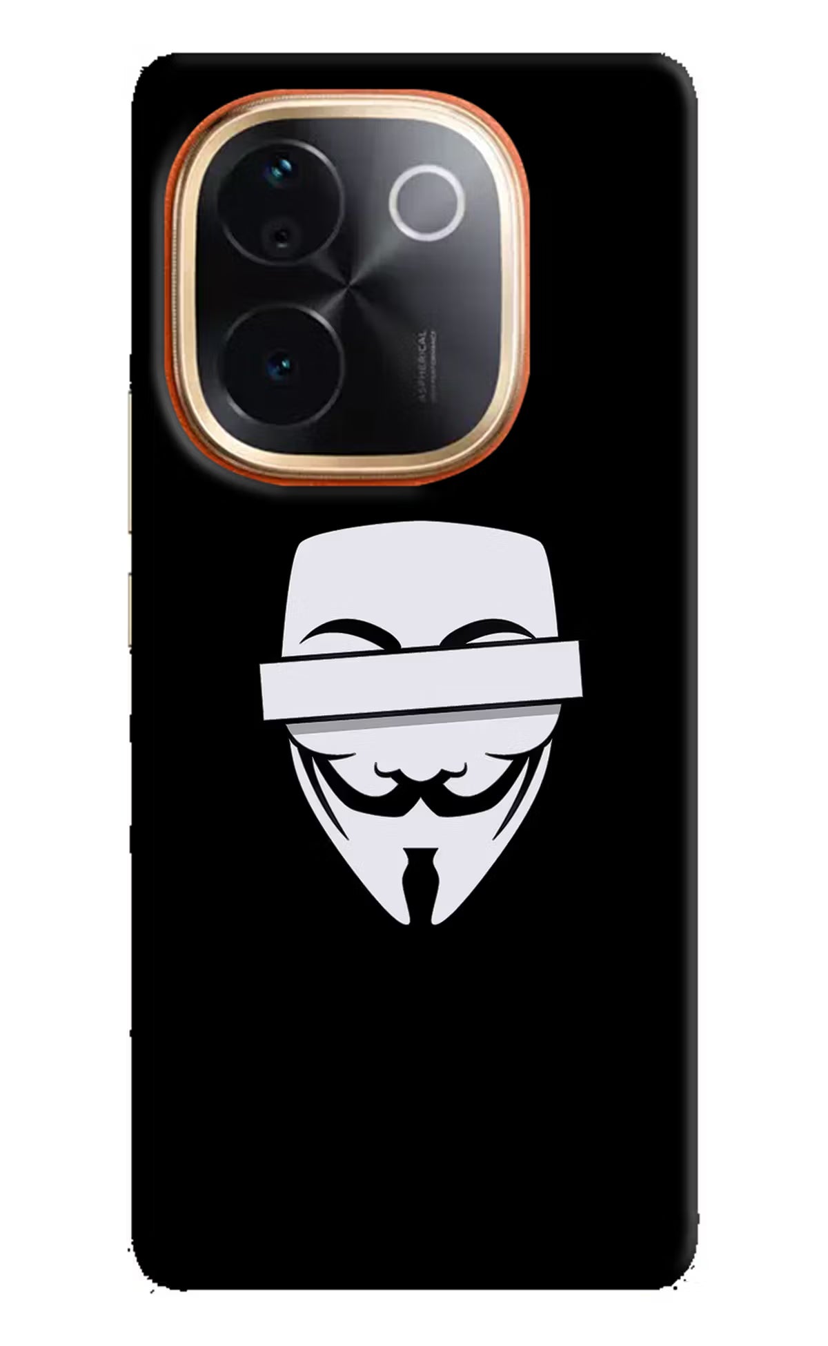 Anonymous Face IQOO Z9S Pro 5G Hard Case Back Cover by Casekaro