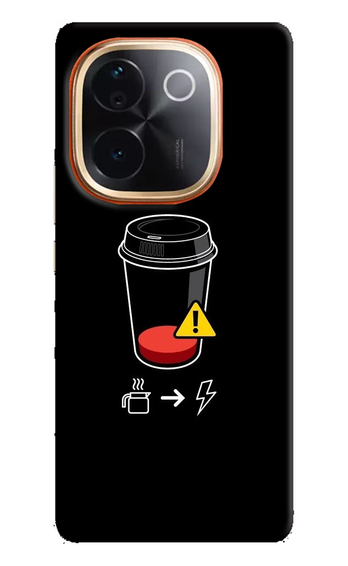 Coffee IQOO Z9S Pro 5G Hard Case Back Cover by Casekaro