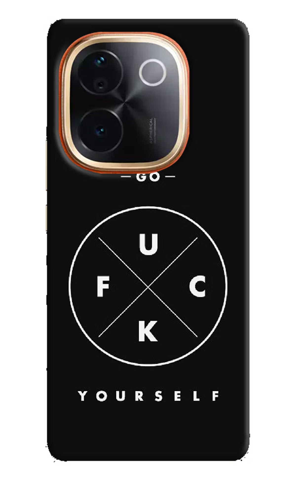 Go Fuck Yourself IQOO Z9S Pro 5G Hard Case Back Cover by Casekaro