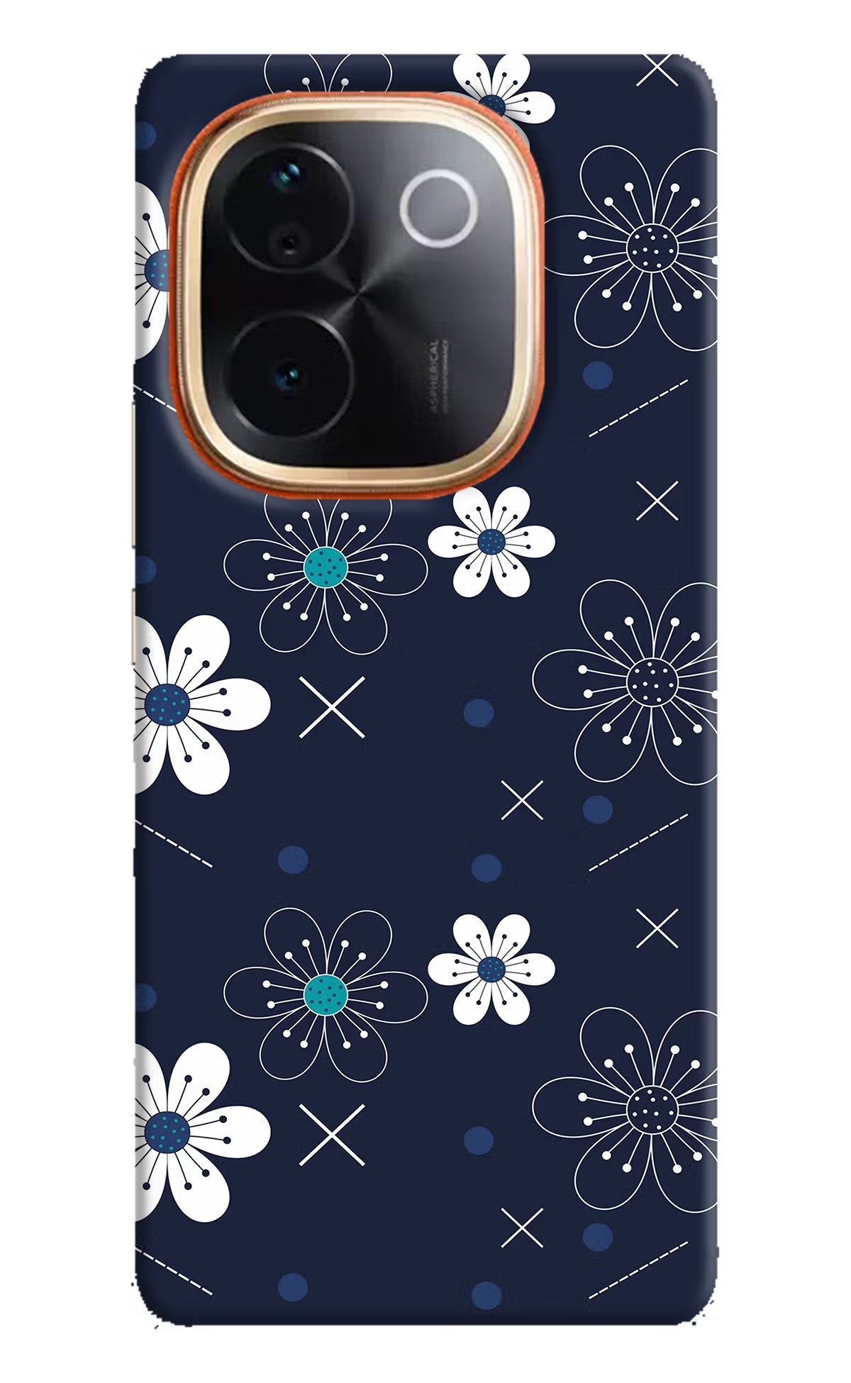 Flowers IQOO Z9S Pro 5G Hard Case Back Cover by Casekaro