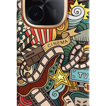 Cinema Abstract IQOO Z9S Pro 5G Hard Case Back Cover by Casekaro