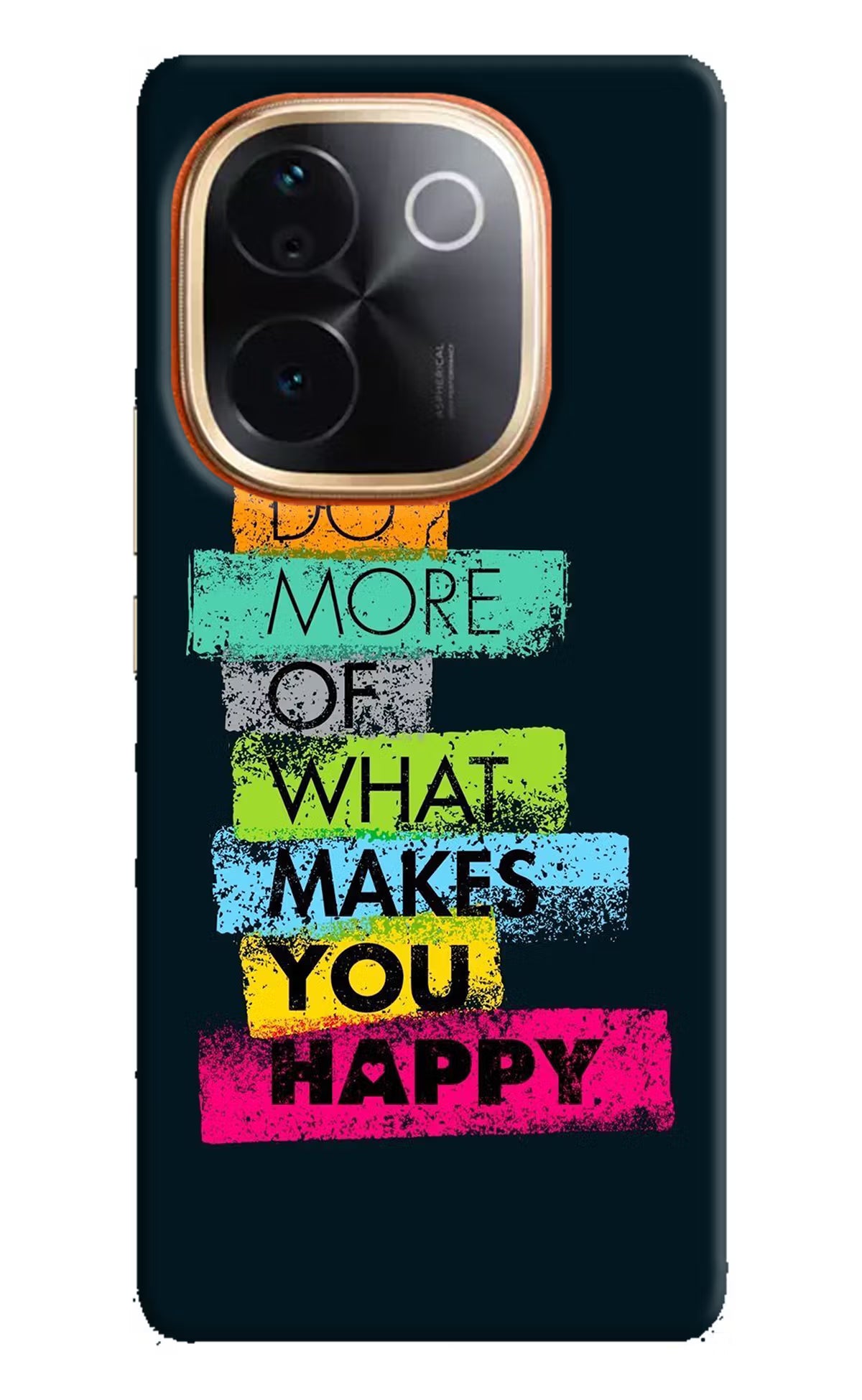 Do More Of What Makes You Happy IQOO Z9S Pro 5G Hard Case Back Cover by Casekaro