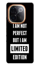 I Am Not Perfect But I Am Limited Edition IQOO Z9S Pro 5G Hard Case Back Cover by Casekaro