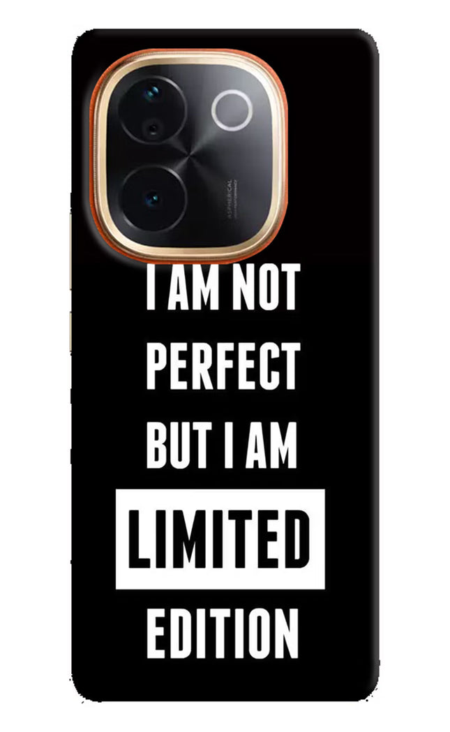 I Am Not Perfect But I Am Limited Edition IQOO Z9S Pro 5G Hard Case Back Cover by Casekaro