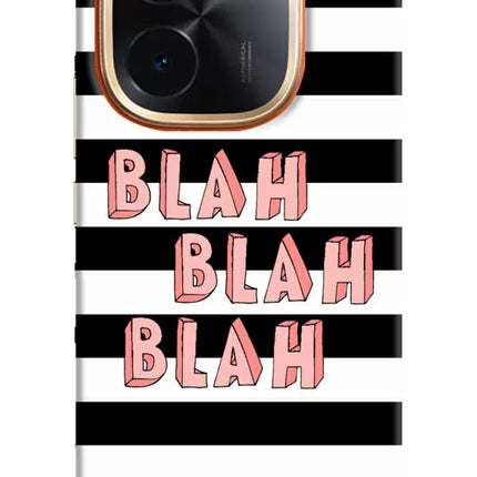 Blah Blah Blah IQOO Z9S Pro 5G Hard Case Back Cover by Casekaro