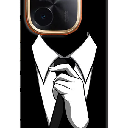 Black Tie IQOO Z9S Pro 5G Hard Case Back Cover by Casekaro