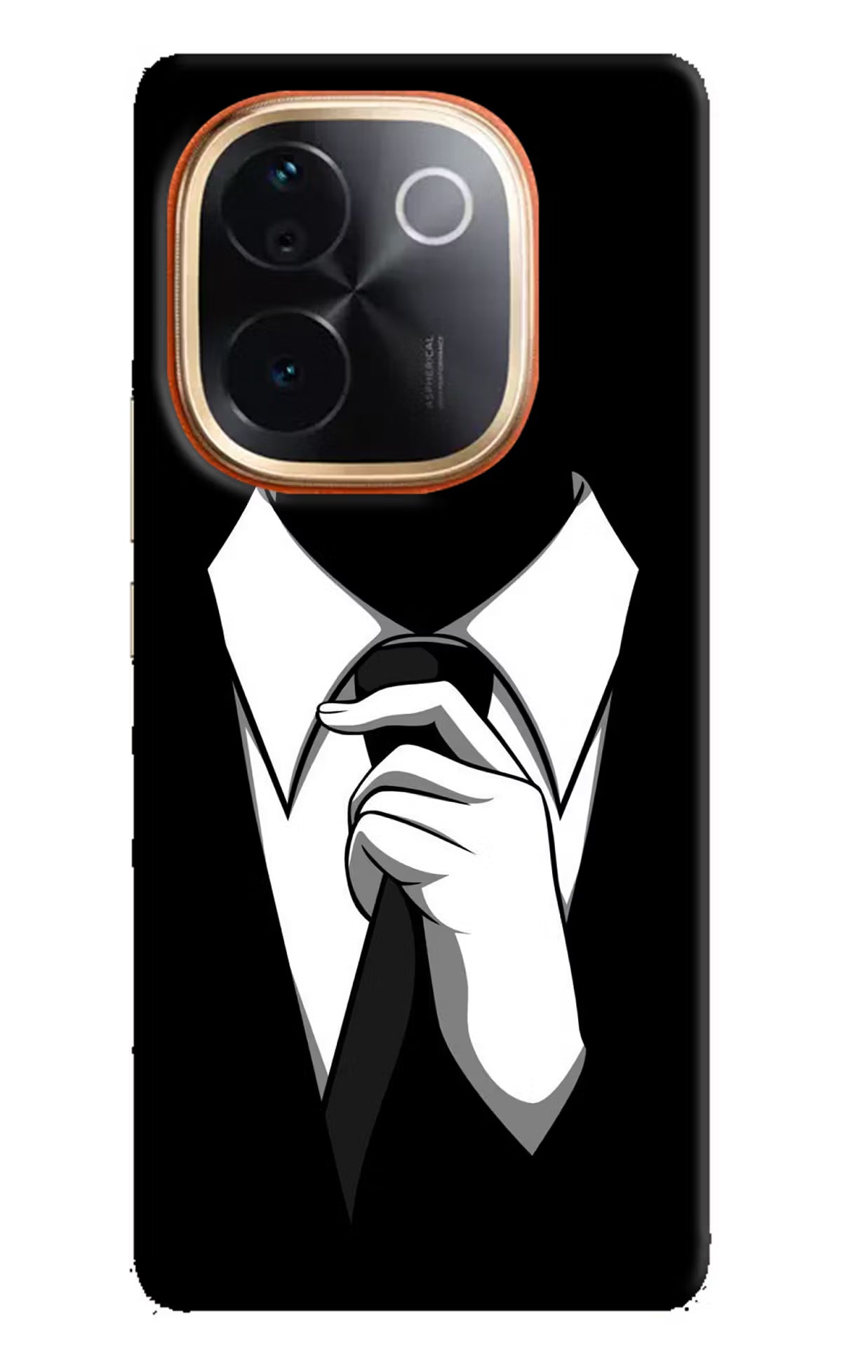 Black Tie IQOO Z9S Pro 5G Hard Case Back Cover by Casekaro