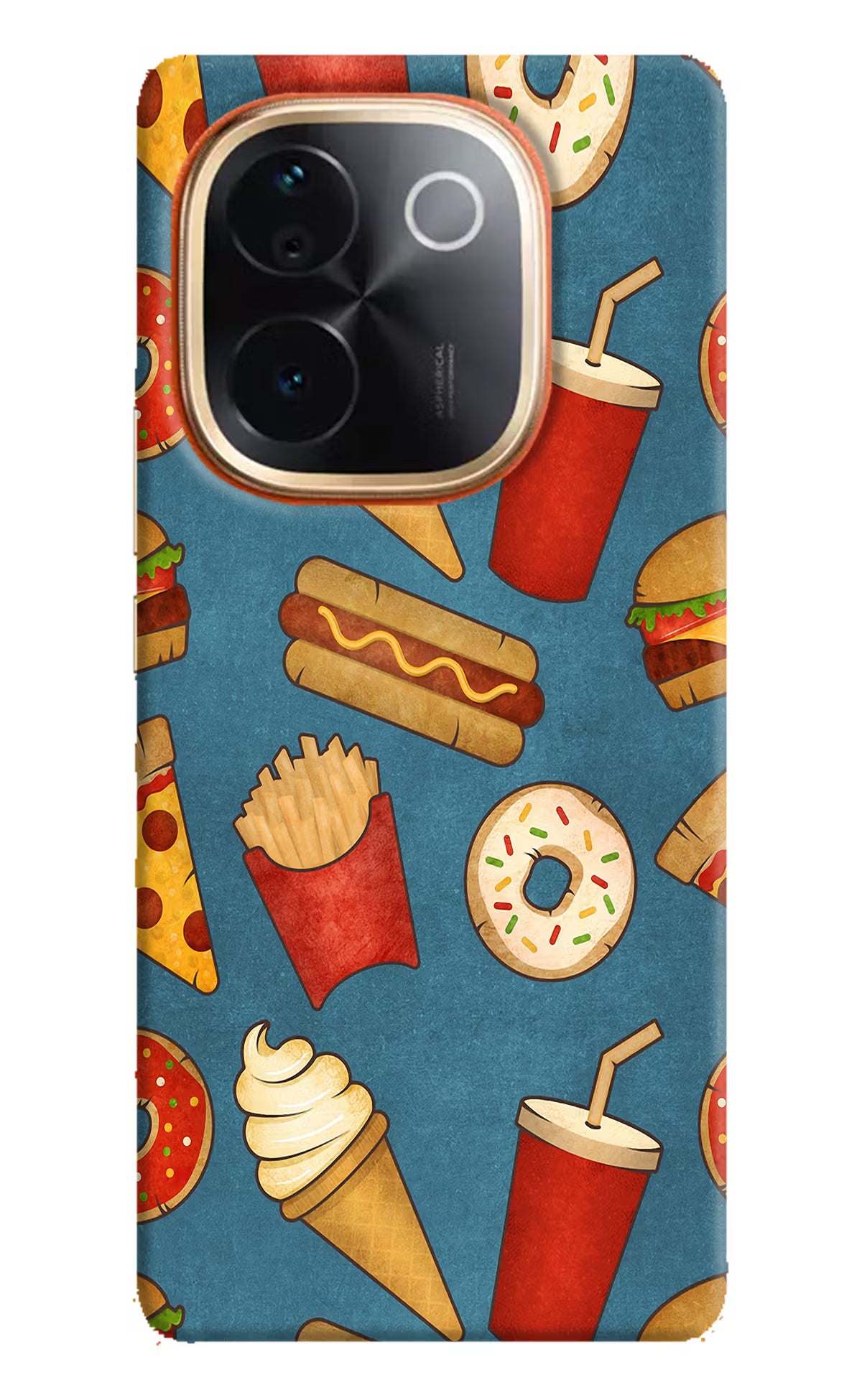 Foodie IQOO Z9S Pro 5G Hard Case Back Cover by Casekaro