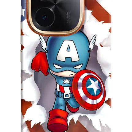 Captain America IQOO Z9S Pro 5G Hard Case Back Cover by Casekaro