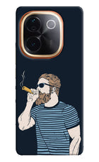 Smoking IQOO Z9S Pro 5G Hard Case Back Cover by Casekaro