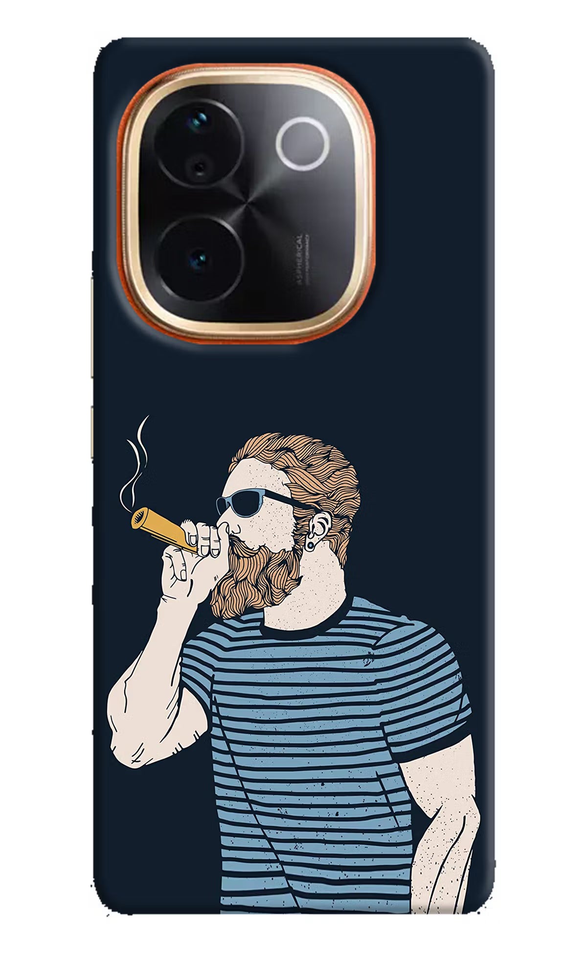 Smoking IQOO Z9S Pro 5G Hard Case Back Cover by Casekaro