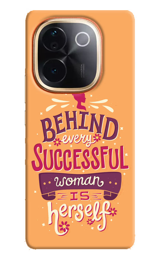 Behind Every Successful Woman There Is Herself IQOO Z9S Pro 5G Hard Case Back Cover by Casekaro