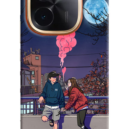 Chilling Couple IQOO Z9S Pro 5G Hard Case Back Cover by Casekaro