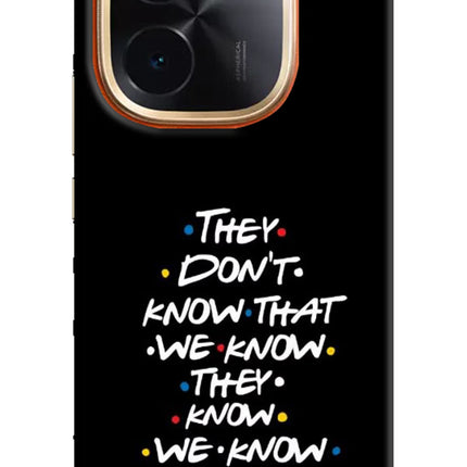 FRIENDS Dialogue IQOO Z9S Pro 5G Hard Case Back Cover by Casekaro