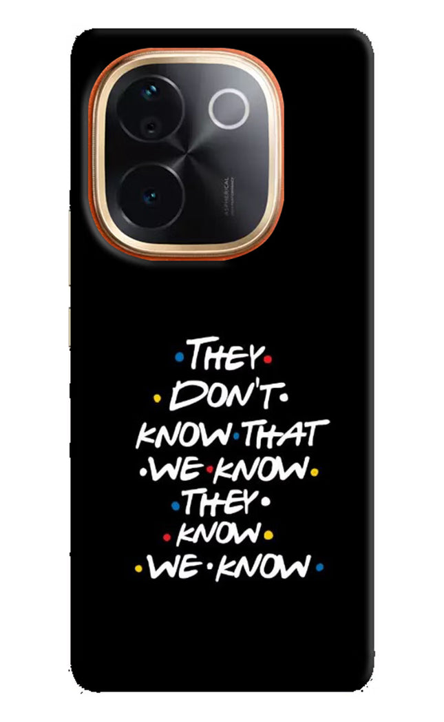 FRIENDS Dialogue IQOO Z9S Pro 5G Hard Case Back Cover by Casekaro
