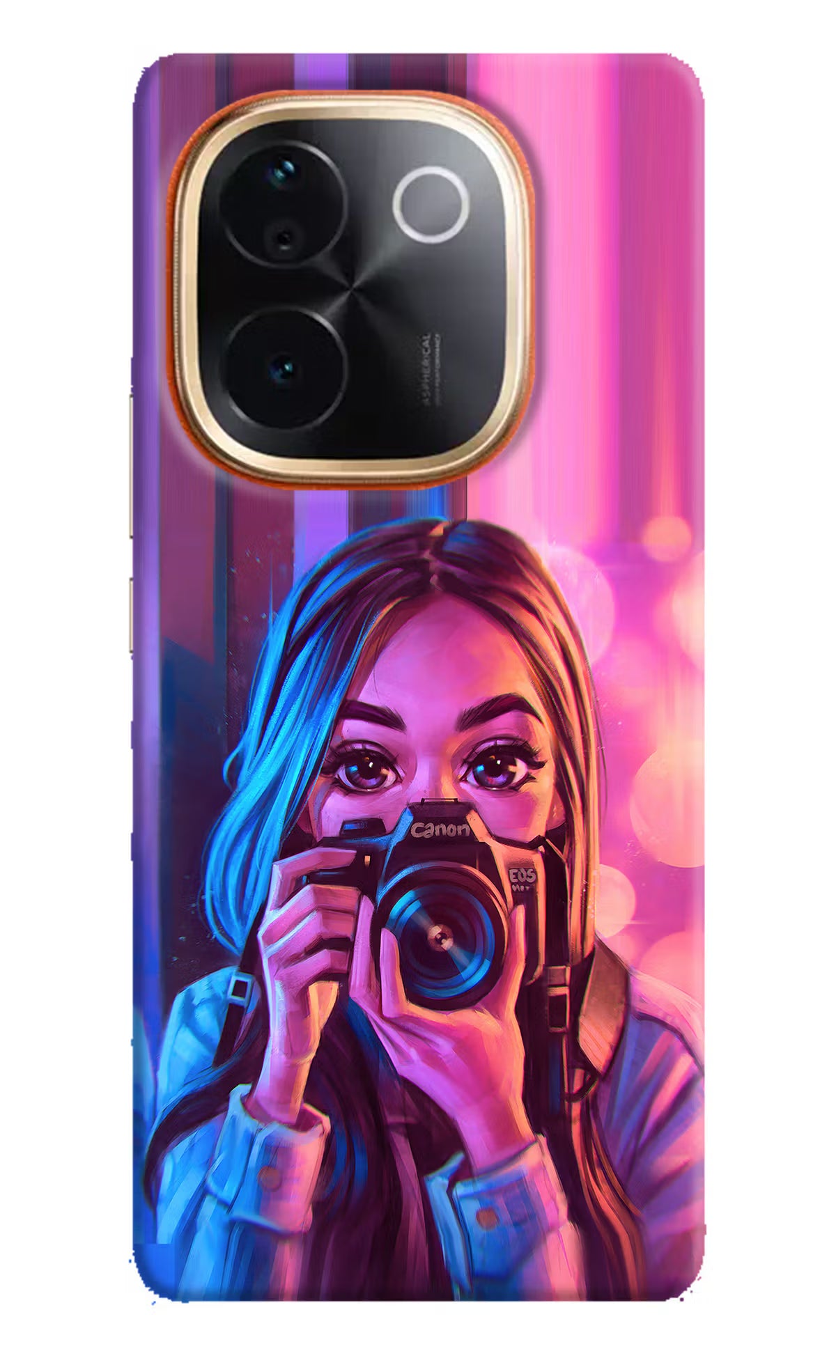 Girl Photographer IQOO Z9S Pro 5G Hard Case Back Cover by Casekaro