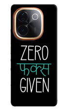 Zero Fucks Given IQOO Z9S Pro 5G Hard Case Back Cover by Casekaro