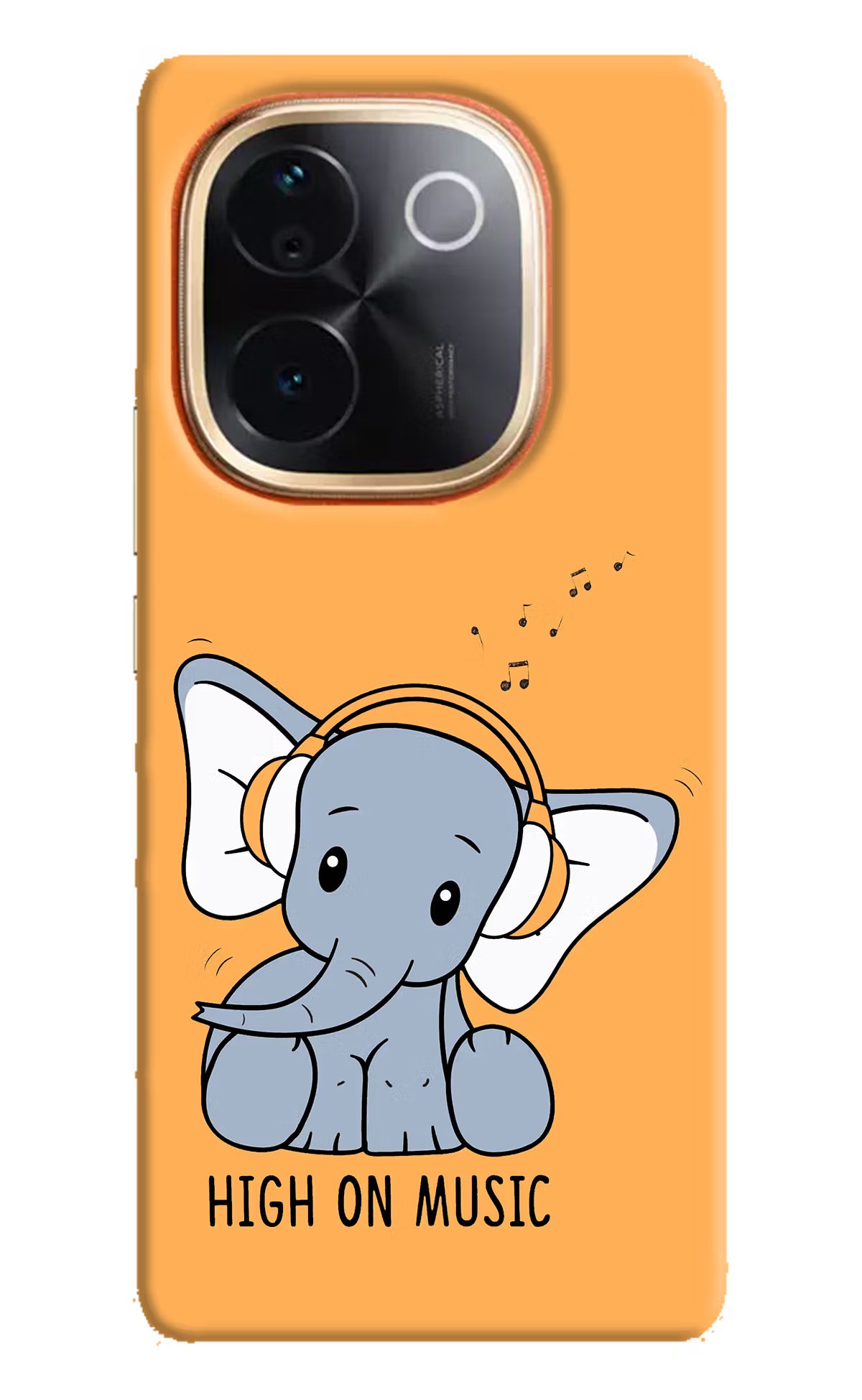 High On Music IQOO Z9S Pro 5G Hard Case Back Cover by Casekaro