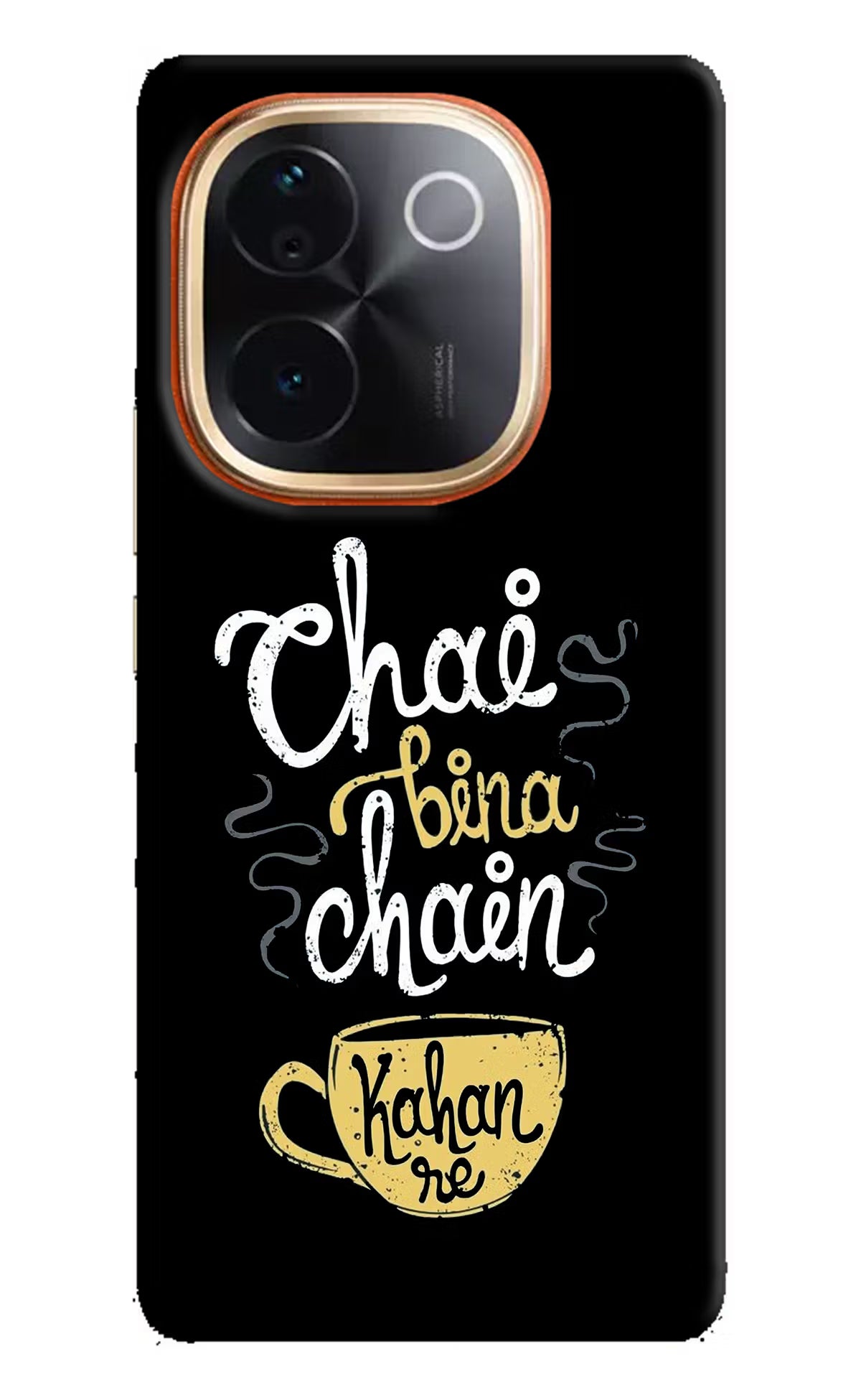Chai Bina Chain Kaha Re IQOO Z9S Pro 5G Hard Case Back Cover by Casekaro