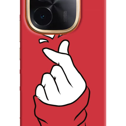Korean Love Sign IQOO Z9S Pro 5G Hard Case Back Cover by Casekaro