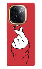 Korean Love Sign IQOO Z9S Pro 5G Hard Case Back Cover by Casekaro